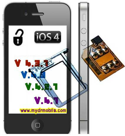 ปลดล็อค GEVEY iPhone 4